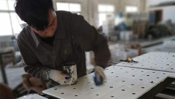 耐磨陶瓷钢件复合板施工