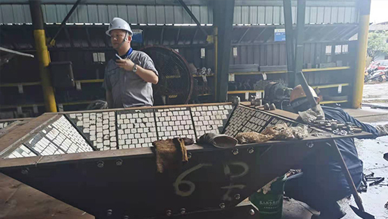 钢厂称量斗使用三合一硫化板